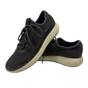 ECCO Women's Walking Shoes Gray Mesh‎ Comfort Lace-Up Size 8-8.5